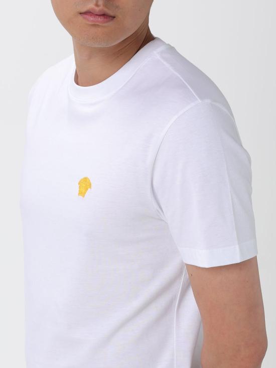 25FW 베르사체 반팔 티셔츠 10084811A08489 1W000 White - VERSACE