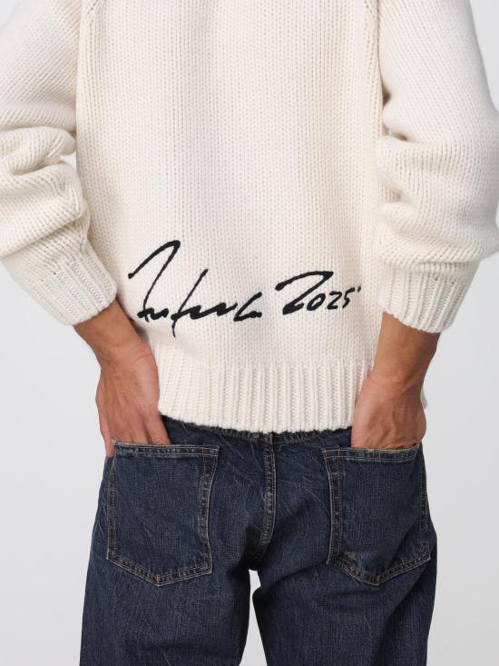 25FW 겐조 스웨터 FF65PU7537CT 02 White - KENZO