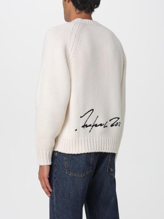 25FW 겐조 스웨터 FF65PU7537CT 02 White - KENZO