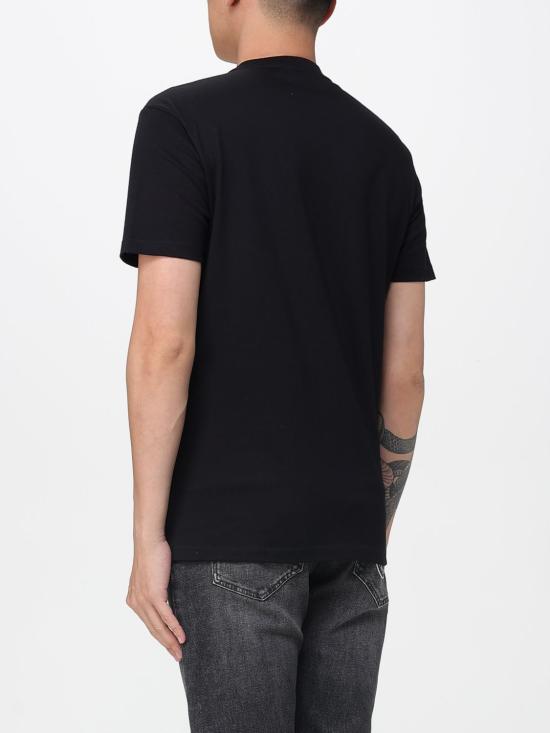 25FW 베르사체 반팔 티셔츠 10084811A08489 1B000 Black - VERSACE