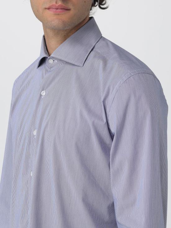 25FW 페이 긴팔 셔츠 NCMA151259SXPU U807 Blue - FAY