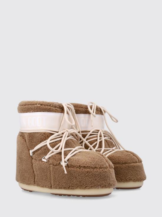 25FW 문부츠 아이콘 나일론 로우 부츠 80D1409700 M047 Camel - MOON BOOT