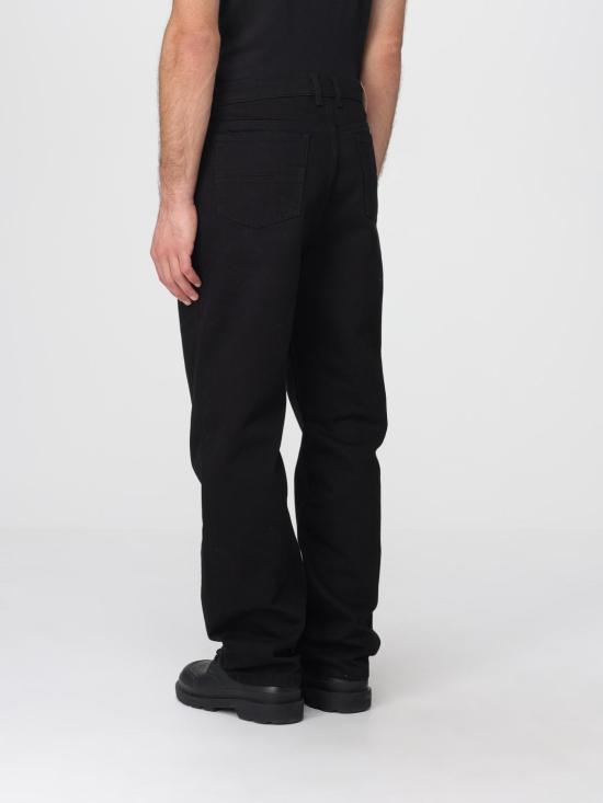 25FW 메종키츠네 스트레이트 진 PM01109WD4018 P199 Black - MAISON KITSUNE