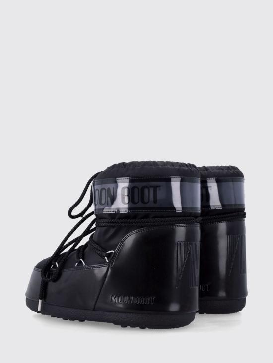 25FW 문부츠 아이콘 나일론 로우 부츠 80D1409350 N001 Black - MOON BOOT