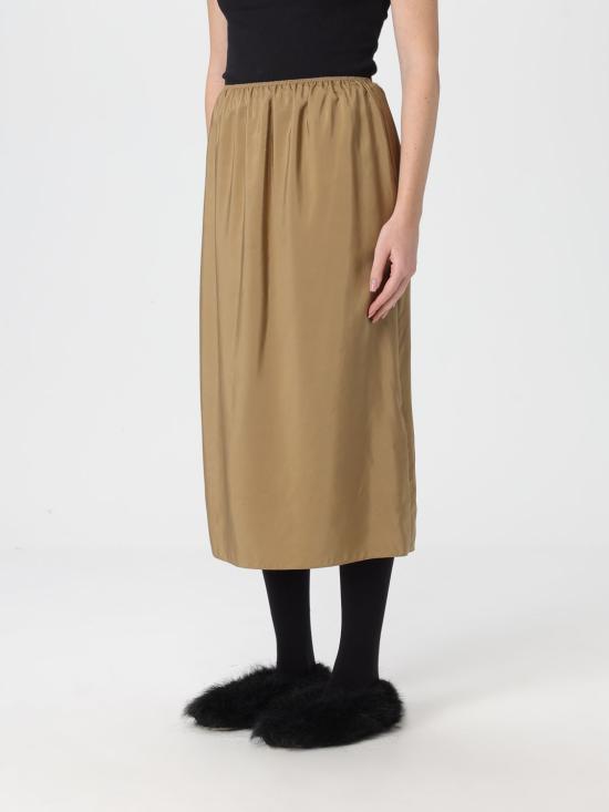 25FW 까르벵 롱 스커트 6252K21004 OCHRE Brown - CARVEN