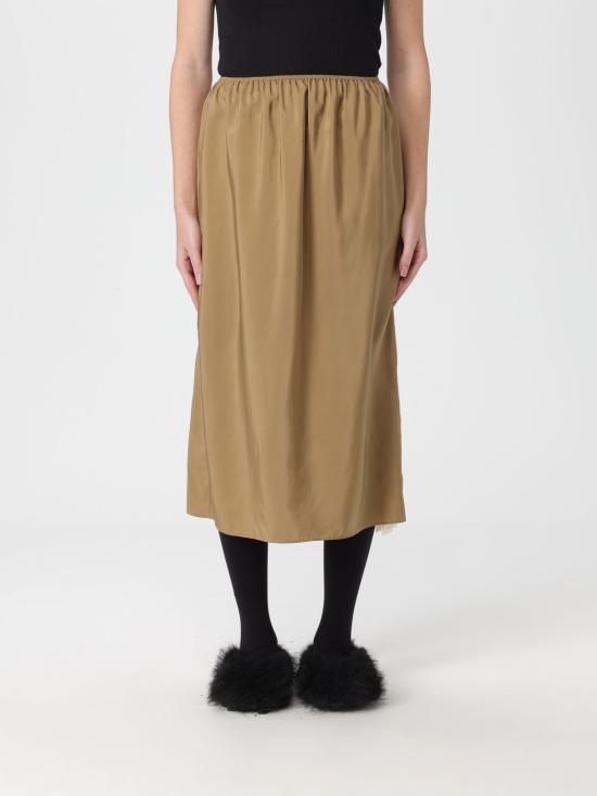 25FW 까르벵 롱 스커트 6252K21004 OCHRE Brown