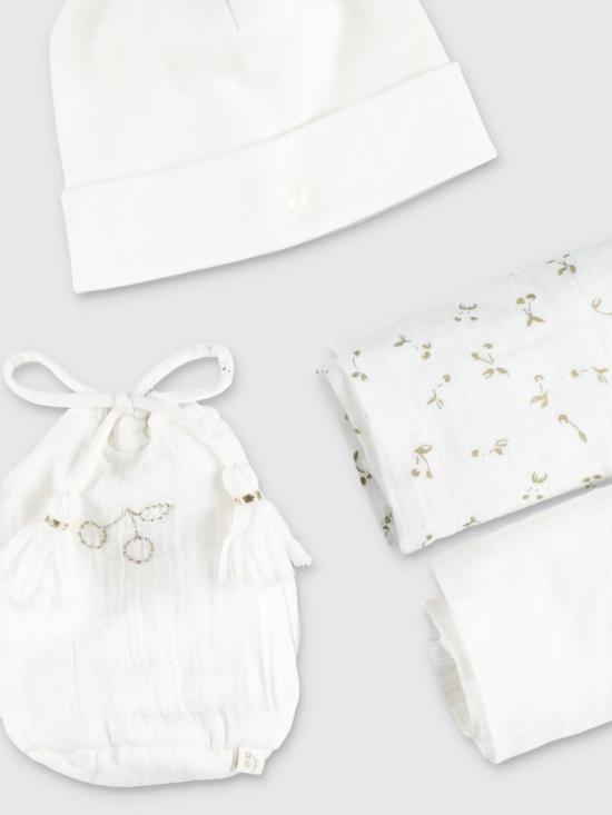 25FW [키즈] 봉쁘앙 오버롤 PERZKID00011 002 White - BONPOINT