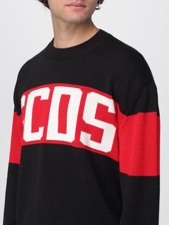 25FW 지씨디에스 스웨터 B2CM1505KI4 99 Black - GCDS