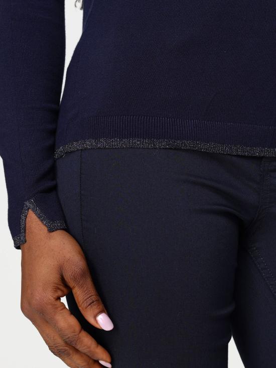 25FW 리우조 스웨터 MF5226MS49I 93932 Blue - LIU JO