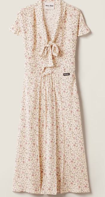 25FW 미우미우 롱 원피스 MF5971SOOO175R F0770 CAMMEO