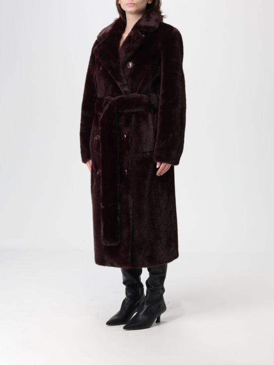 25FW 스탠드스튜디오 코트 663169401 29750 Burgundy - STAND