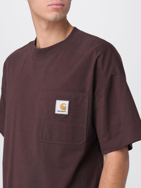 25FW 칼하트 WIP 반팔 티셔츠 I035523 33HXX Brown - CARHARTT WIP