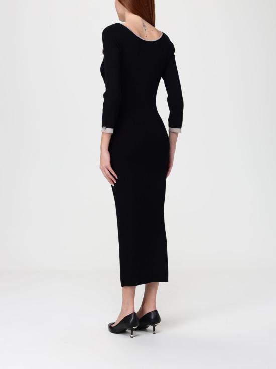 25FW 리우조 롱 원피스 CF5157MS49I C3777 Black - LIU JO