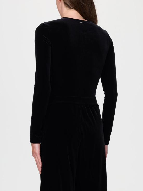 25FW 알마니 탑 XW001343AF16147 UC001 Black - ARMANI