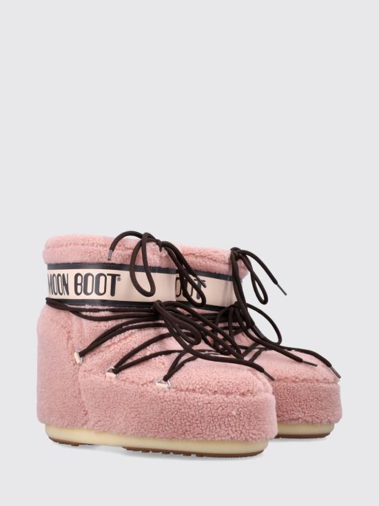 25FW 문부츠 아이콘 나일론 로우 부츠 80D1409700 J001 Pink - MOON BOOT