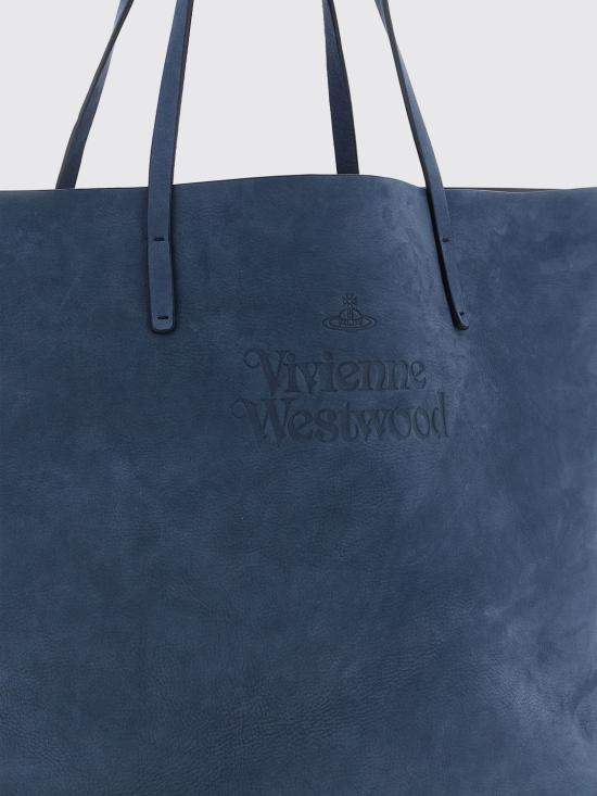 25FW 비비안웨스트우드 토트백 4205007OUL00CC K406 Blue - VIVIENNE WESTWOOD