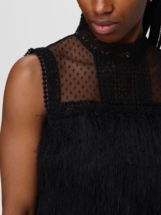 25FW 트윈셋 롱 원피스 252TT2301 00006 Black - TWINSET