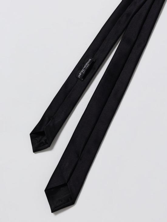 25FW 엠포리오 아르마니 넥타이 EM001343TE16535 UC001 Black - EMPORIO ARMANI