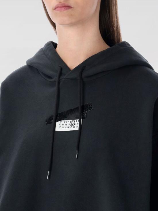 25FW MM6 메종마르지엘라 스웨터 S62GU0142M25024 899 Black - MM6 MAISON MARGIELA