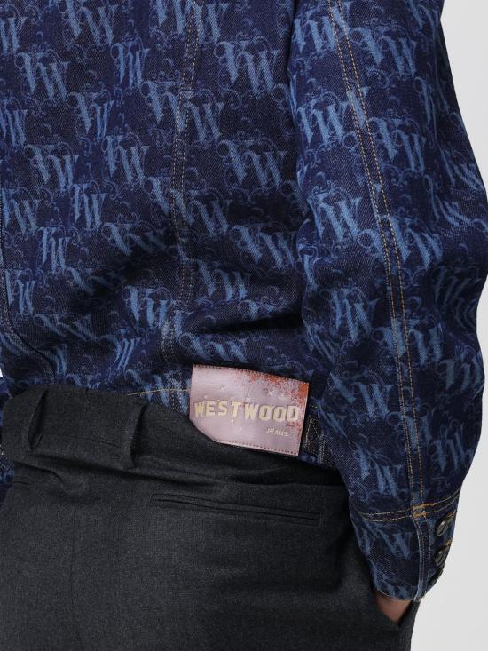 25FW 비비안웨스트우드 데님 자켓 27010012Y003Y N401 Black - VIVIENNE WESTWOOD