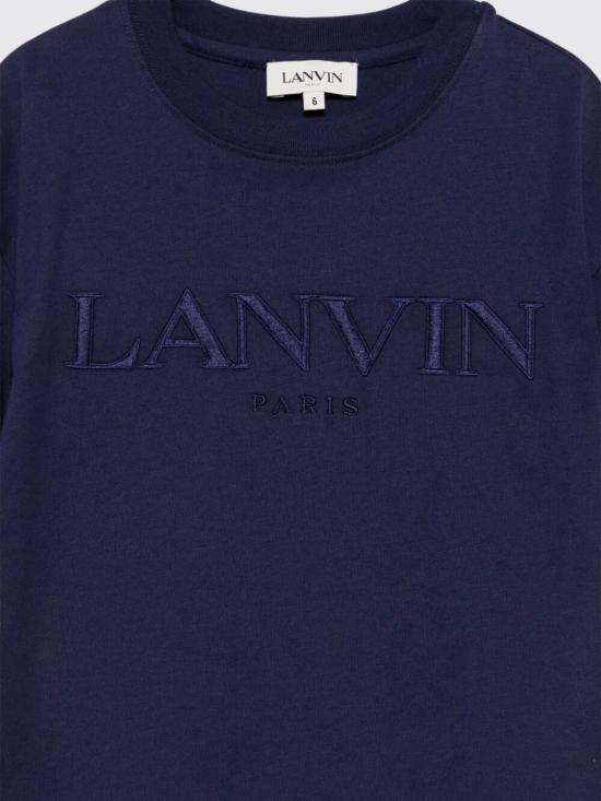 25FW [키즈] 랑방 티셔츠 N30280 868 Blue - LANVIN