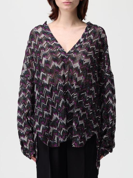 25FW 미소니 블라우스 DS25WJ0OBR012P S91P5 Violet