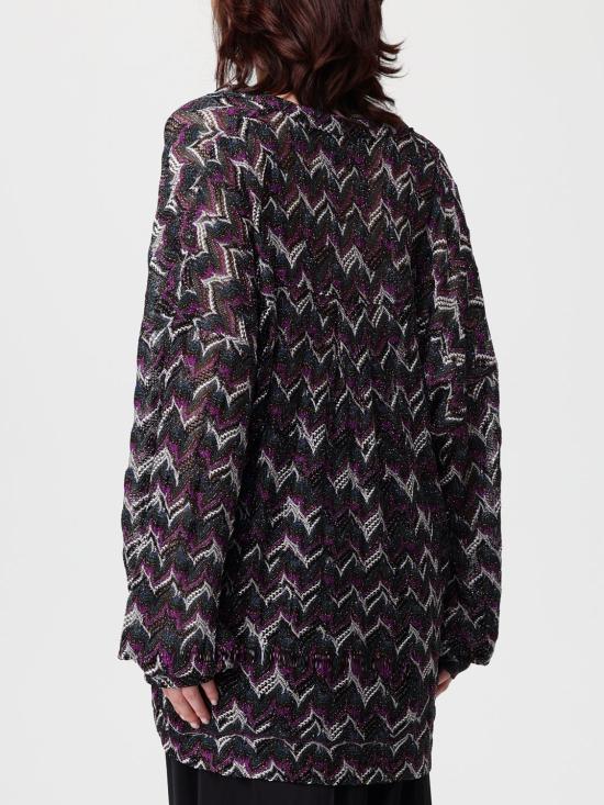 25FW 미소니 블라우스 DS25WJ0OBR012P S91P5 Violet - MISSONI