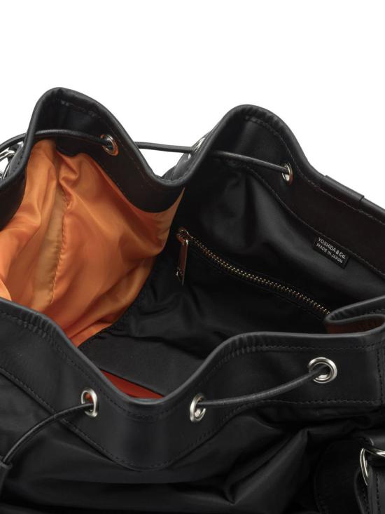 25FW 포터 드로스트링 레더 숄더백 381 0479910 Black - PORTER