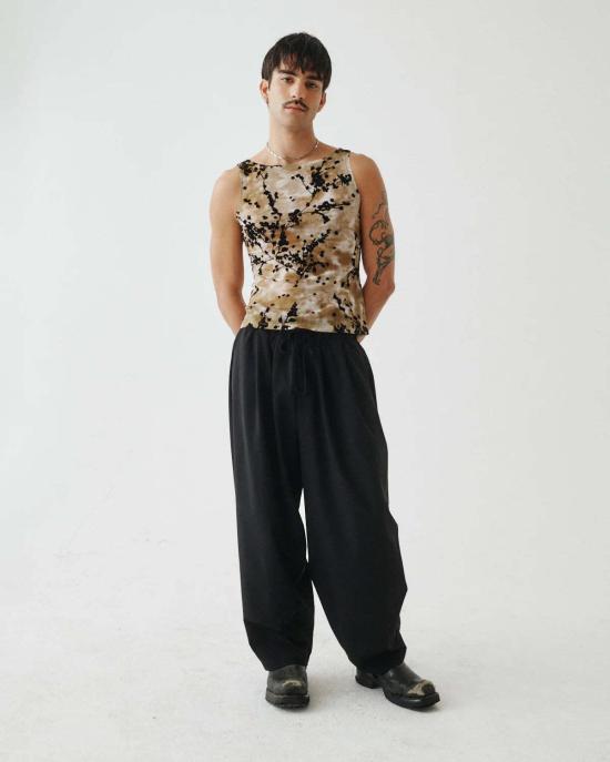  TWIN 민소매 티셔츠 트윈 메시 탱크 마블드 토프 - OTHER BRANDS