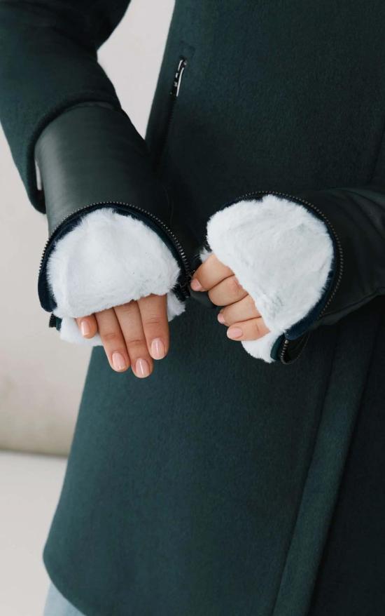  소이아 앤 키오 장갑 소이아 & 쿄 베트리스 인조 모피 안감 - SOIA & KYO