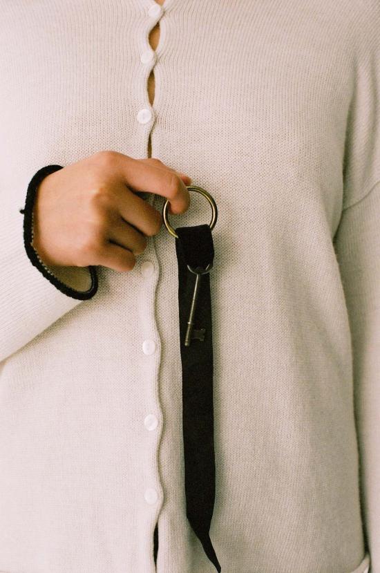  Francie 가디건 프랜시 돌스 트리밍 카디건 아이보리/블랙 - OTHER BRANDS