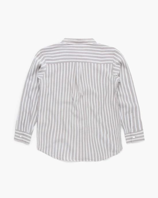  Richer Poorer 셔츠 리치어 포어러 팔레르모 버튼업 셔츠 블랙 스트라이프 - RICHER POORER