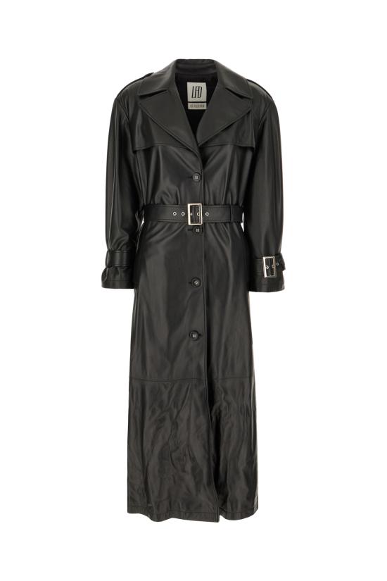 25FW LES FILLES D'EVA 가죽 자켓 8706 001 BLACK