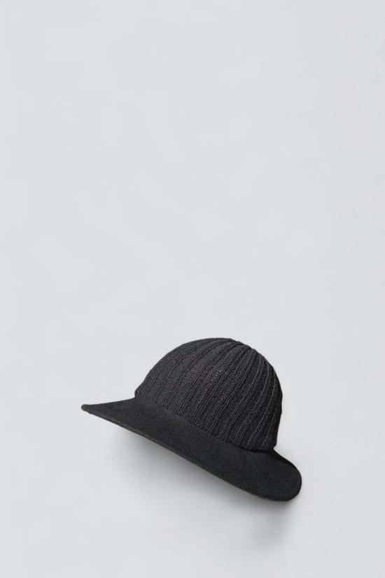  블레스 버킷햇 블랙 울 - BLESS