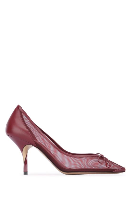 25FW 자크뮈스 힐/펌프스 FOW00178AW00661 490 BURGUNDY