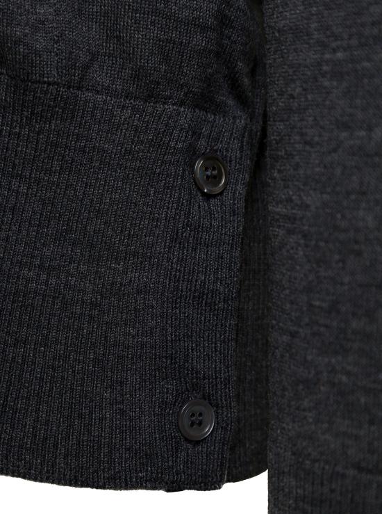 26SS 톰브라운 4바 서스테이너블 파인 메리노 울 클래식 가디건 MKC002AY1014022 Grey - THOM BROWNE