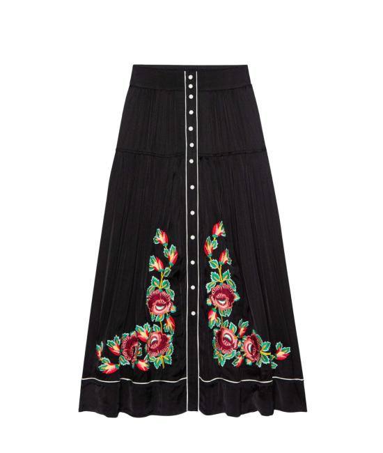  더 그레이트 롱 스커트 . 에어룸 로즈 하이랜드