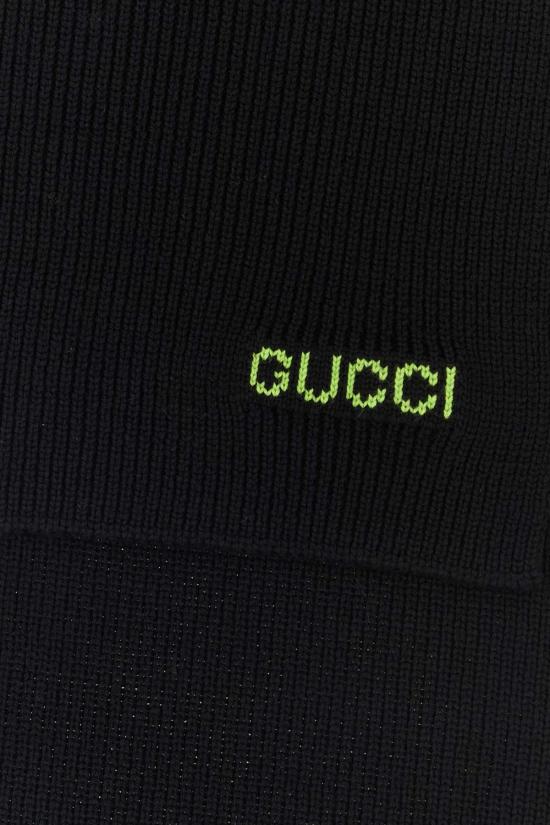 25FW 구찌 머플러/스카프 8386784G200 1067 Black - GUCCI