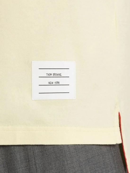 25FW 톰브라운 반팔 티셔츠 FJS102G07862 740 YELLOW - THOM BROWNE