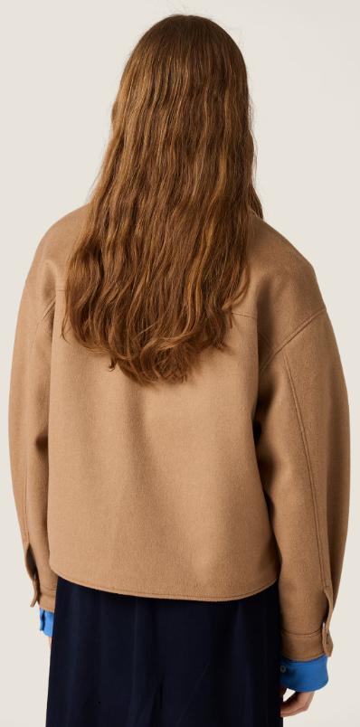 25FW 미우미우 자켓 ML1331SOOO175T F0040 CAMMELLO - MIU MIU