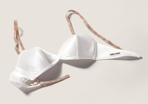 25FW 미우미우 브라 RG9504SOOO18BE F0009 BIANCO