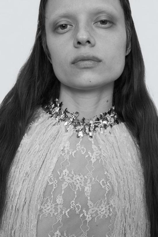  콜리나 스트라다 목걸이/팬던트 크리스탈 클리어 메가 데이지 목걸이 - COLLINA STRADA