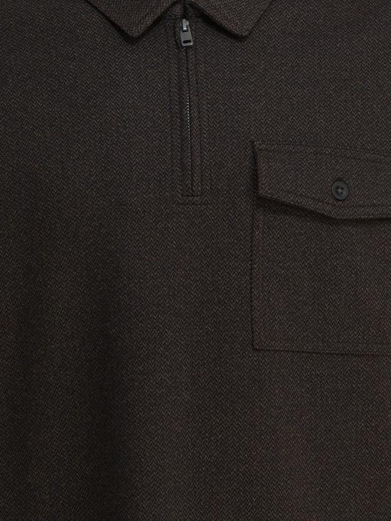 25FW 빈스 폴로 티셔츠 M12769974A164RBL Brown - VINCE