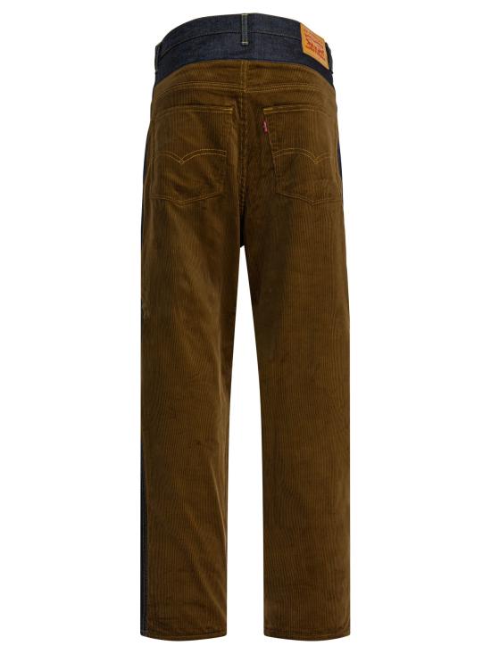 25FW 와타나베 준야 데님 팬츠 WP P202 W251 INDIGO X BROWN Blue - JUNYA WATANABE