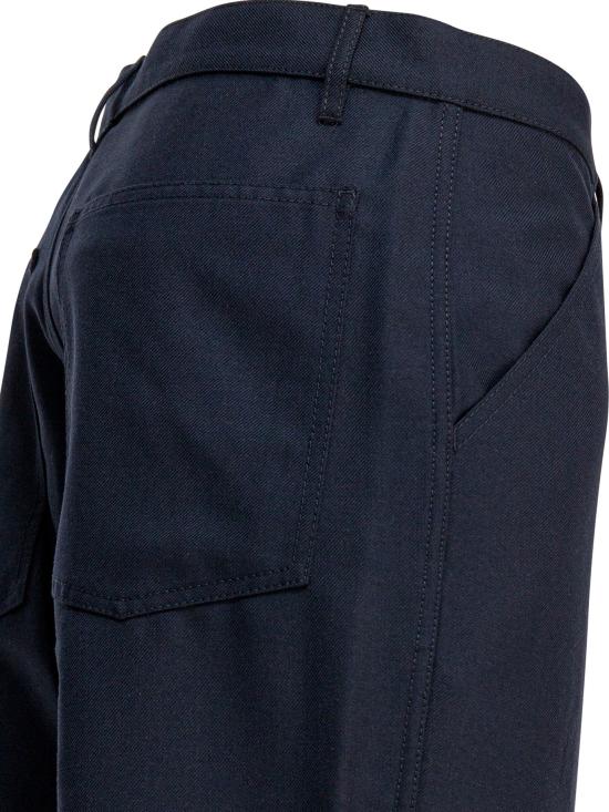 25FW 꼼데가르송 스트레이트 팬츠 FP P005 W252 NAVY Blue - COMME DES GARCONS