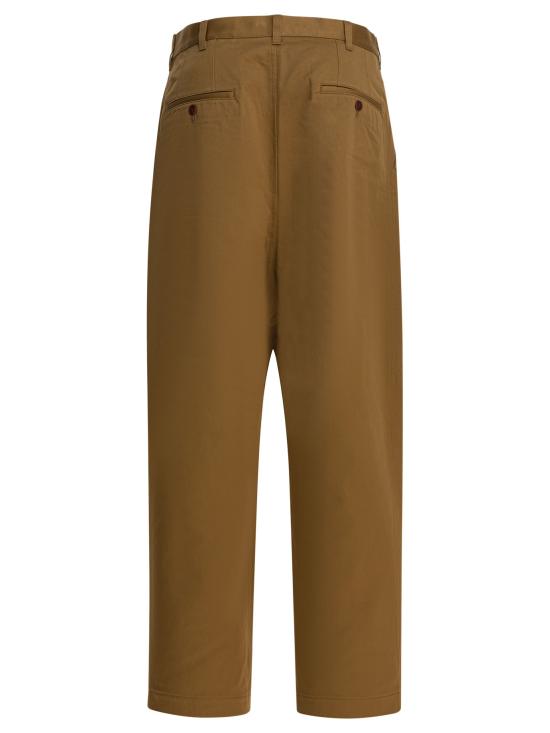 25FW 와타나베 준야 스트레이트 팬츠 WP P011 W252 BEIGE Brown - JUNYA WATANABE