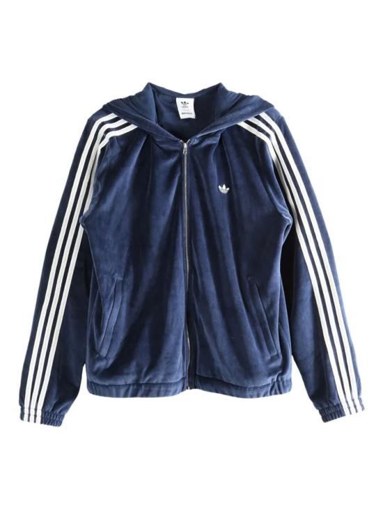 25FW 아디다스 X 웨일즈 보너 벨루어 트랙 자켓 KG3624 COLLEGIATE NAVY