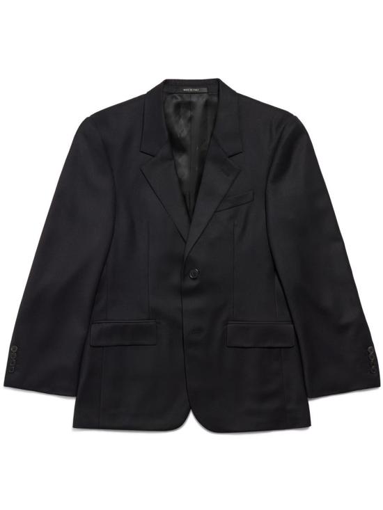 25FW 발렌시아가 수트 자켓 850772 TPT07 1038 NEW BLACK Black