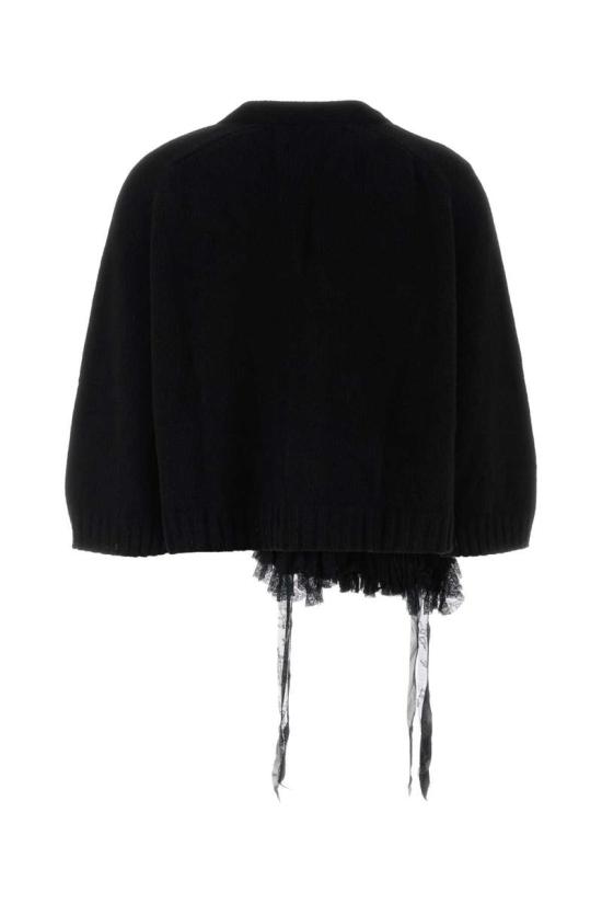 25FW 알베르타 페레티 가디건 A09225101 0555 Black - ALBERTA FERRETTI