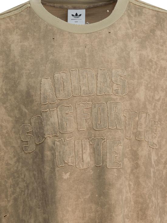 26SS 아디다스 X 송 포 더 뮤트 ADI006 워시드 티셔츠 반팔 티셔츠 KC2753CLAY SAVANN Beige - ADIDAS X SONG FOR THE MUTE